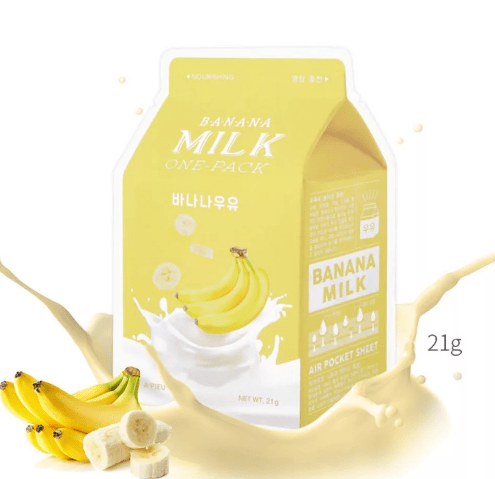A'PIEU Banana Milk One-Pack тканевая маска банановое молоко A'